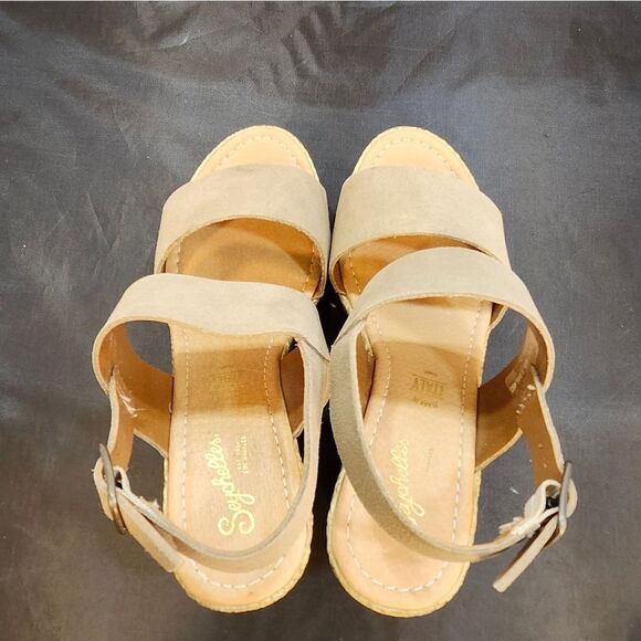 BRAND NEW SEYCHELLES ESPADRILLE DOUBLE STRAP WEDGE PLATFORM SANDAL - Picture 5 of 16